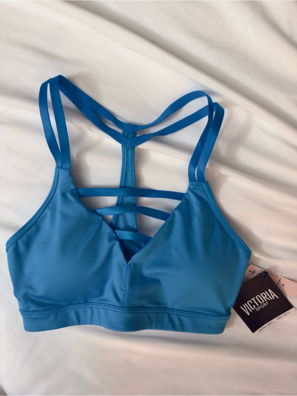 NWT Victoria’s Secret VSX Sport Plunge Cage Front Sports Bra | Size XS